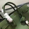 YSL Sac De Jour Green Medium Bag