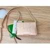 Bottega Veneta Mini Cassette Cream Leather Bag