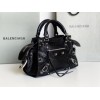 Balenciaga black cagole XS handle bag