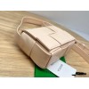 Bottega Veneta Mini Cassette Cream Leather Bag