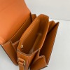 Celine Embroidery Calfskin Triiomphe Brown Bag