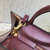 Valentino Leather Vlogo Walk Tote Bag in Red