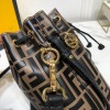 Fendi MON TRESOR Brown leather mini-bag