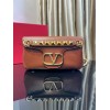 VALENTINO Garavani Vlogo Shoulder Bag Brown