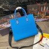 DG canvas shopper embroidered logo blue bag