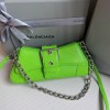 Balenciaga Lindsay green shoulder bag