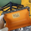 Goyard Minaudiere Coated Blue Canvas Bag