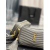 YSL Lou Mini Grey Bag
