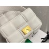 Bottega Veneta Candy Padded Cassette White Leather Bag