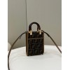 FENDI Mini FF Sunshine Shopper Tote