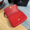 Versace Virtus Quilted Napa Evening Bag - Red