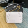 Versace Virtus Quilted Napa Evening Bag - White