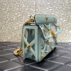 VALENTINO Garavani Stud blue nylon bag