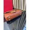 VALENTINO Garavani Vlogo Shoulder Bag Brown