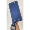 Fendi Peekaboo Iconic mini blue leather bag