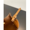 Fendi Way small leather tote brown