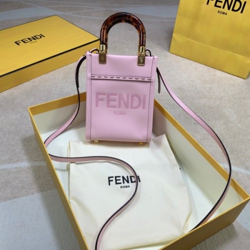 Fendi mini tote bag in pink