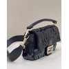 Fendi Baguette Medium Purple Sequined Bag