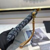 YSL pouch denim bag