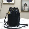 Fendi MON TRESOR black FF leather bag
