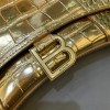 Balenciaga Hourglass Chain Gold Wallet