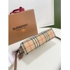 Burberry Small Vintage Society Brown Bag