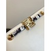 Fendi touch white & snake skin bag