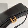 Balenciaga Hourglass Stretch Sling Black Bag