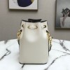 Fendi MON TRESOR white FF leather bag