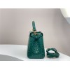 Fendi Peekaboo crocodile leather hand bag