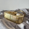 Valentino Garavani VLOGO chain gold leather bag