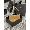 YSL LE 5 À 7 hobo biege leather bag