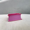 Jaquemus Le Chiquito pink leather 18cm bag