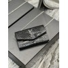 YSL UPTOWN chain wallet in crocodile bag