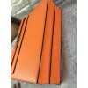 Hermes epsom orange - silver hardware 38cm