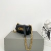 Balenciaga Black Leather Gossip 18cm Bag