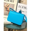 Loewe Goya leather shoulder bag in blue