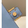 Fendi x Versace Baguette Blue Medium Bag