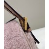 Baguette Multi Pink sheepskin bag