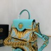 Fendi x Versace Fendace La Medusa Blue Medium Handbag