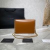 YSL Cassandra Monogram Bag in Box leather and Suede