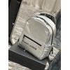 YSL Nylon silver backpack bag