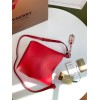 Burberry Haymarket small red tote bag