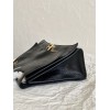 Balenciaga Crush Large Crinkled Leather Chain Shoulder Bag