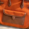 Hermes Birkin 35 Cargo Swift Orange Marine Silver Hardware Bag