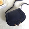 Chloe marcie medium / small blue saddle bag