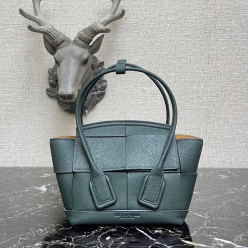 Bottega Veneta Mini intreccio leather top handle bag