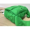Bottega Veneta Cassette Intrecciato-nylongreen cross bag