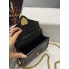 Dolce & Gabbana Black Sacred Heart Wallet Bag