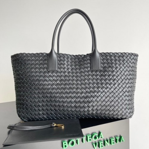 Bottega Veneta Cabat Tote Black Lambskin Bag